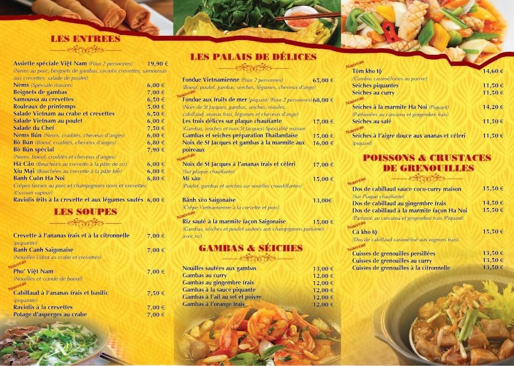 VIET NAM - Menu Image 1